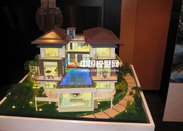別墅模型風格各異，你能說出幾種