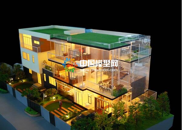 別墅模型風格各異，你能說出幾種