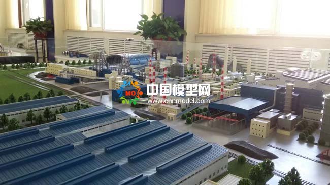 巨能特鋼廠區(qū)沙盤(pán)模型，新工藝新技術(shù)新材料新裝備實(shí)驗(yàn)基地