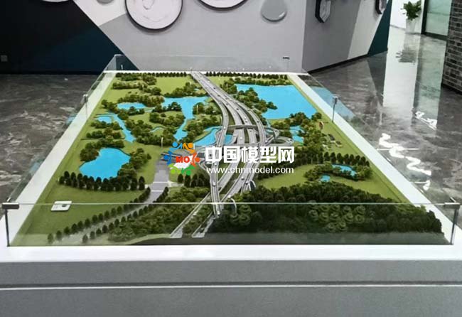 杭寧高速公路湖州市區(qū)聯(lián)絡線第TJ01標段沙盤模型