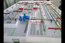 混凝土預(yù)制件生產(chǎn)線沙盤模型， 裝配式建筑沙盤模型