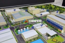 固體廢物處置利用，電解銅項(xiàng)目沙盤模型
