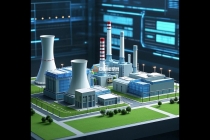 智慧電廠沙盤模型，點亮能源變革新視界